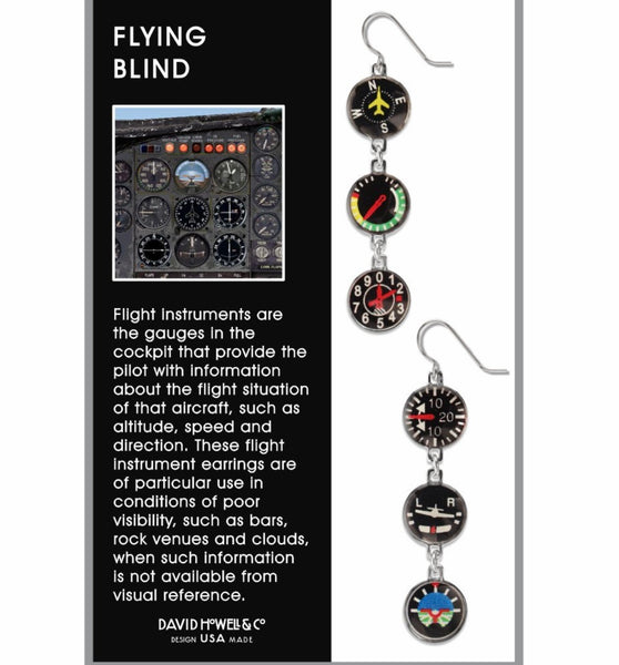 FLIGHT INSTRUMENT EARRINGS