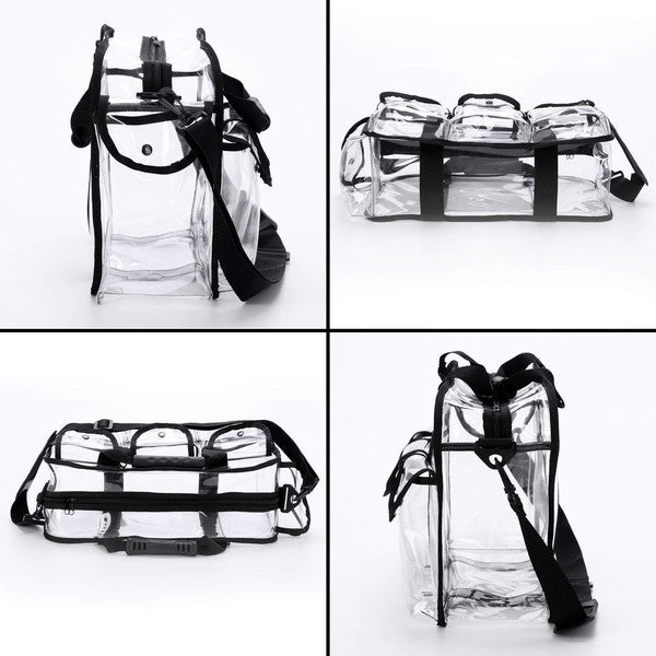 CLEAR TRANSPARENT TRAVEL ORGANIZING BAG