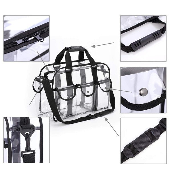 CLEAR TRANSPARENT TRAVEL ORGANIZING BAG