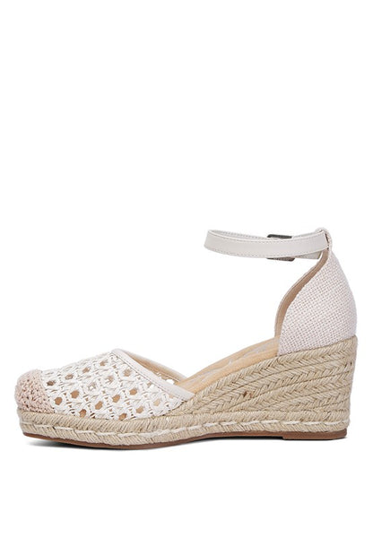 Mason Pin Buckle Wedge Heel Espradilles