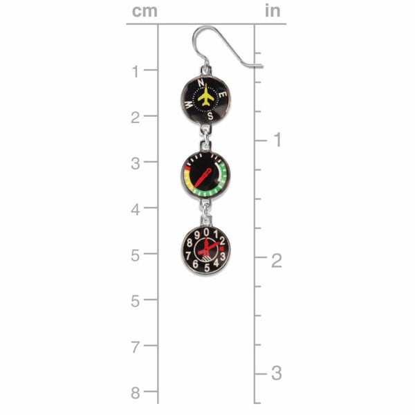 FLIGHT INSTRUMENT EARRINGS