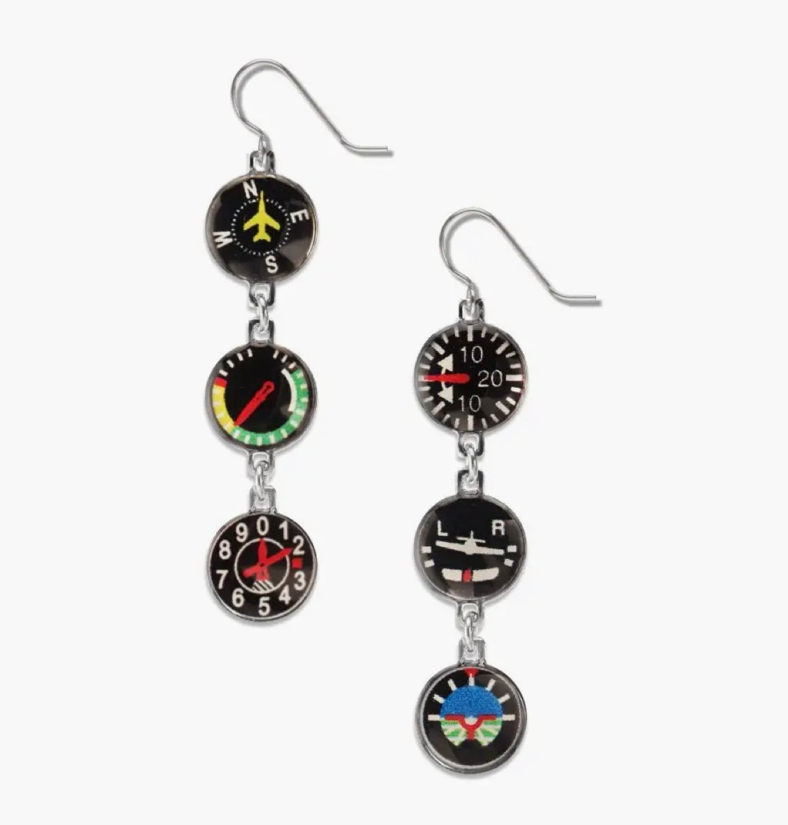FLIGHT INSTRUMENT EARRINGS