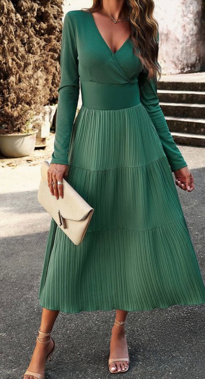 GREEN MAXI DRESS