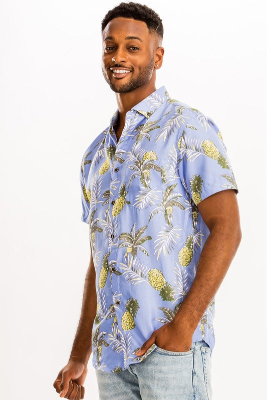 PRINT HAWAIIAN SHIRT