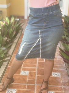 JESS DENIM WASH SKIRT