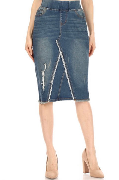 JESS DENIM WASH SKIRT