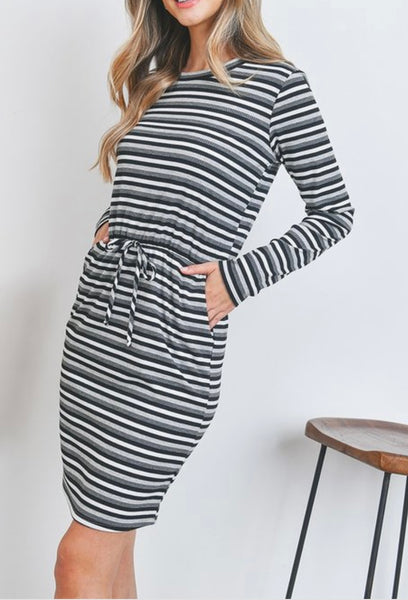 BLACKY STRIPE DRESS