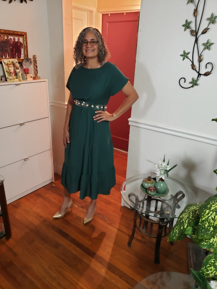 SAMANTHA GREEN DRESS – Winys Fashion Boutique LLC