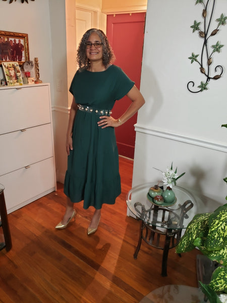 SAMANTHA GREEN DRESS