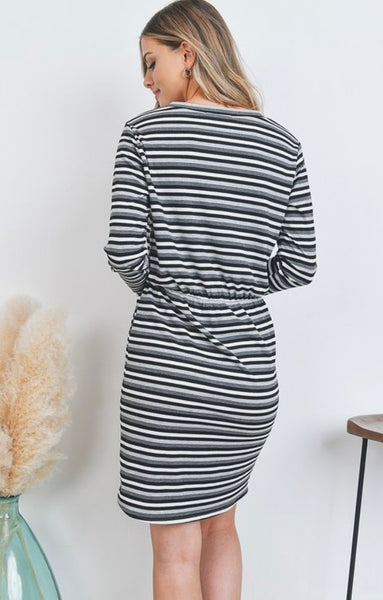 BLACKY STRIPE DRESS