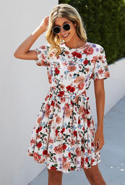 NAYA SHORT FLORAL DRESS