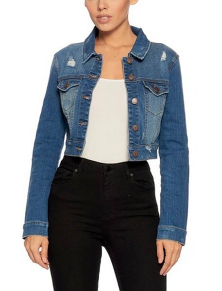 MEDIUM WASH DENIM JACKET