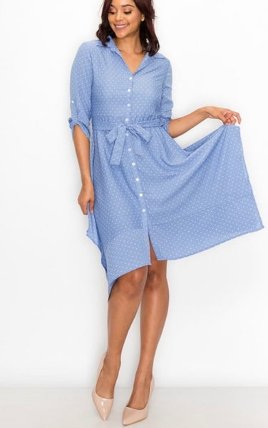 LAYLA POLKA DOT DRESS