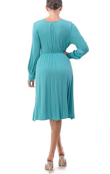 YARYS DUSTY MINT DRESS