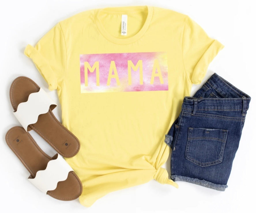 MAMA YELLOW BELLA TSHIRT