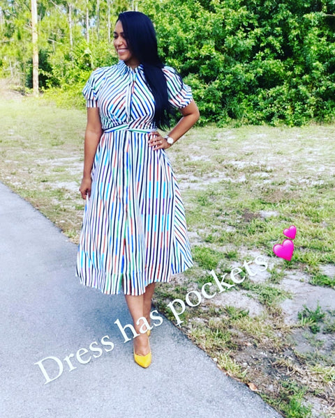 MULTICOLOR DRESS