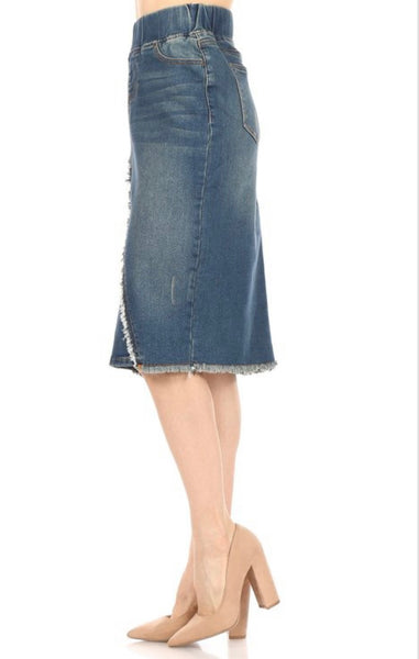 JESS DENIM WASH SKIRT