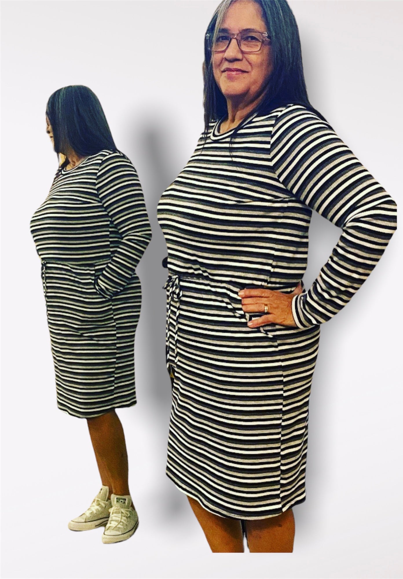 BLACKY STRIPE DRESS