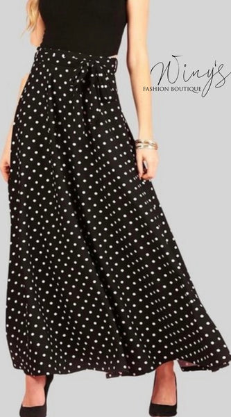 MAXI POLKADOTS SKIRT