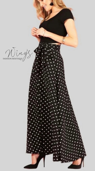 MAXI POLKADOTS SKIRT